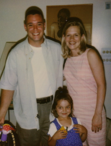 Katlyn with Uncle Daniel and Aunt Jen