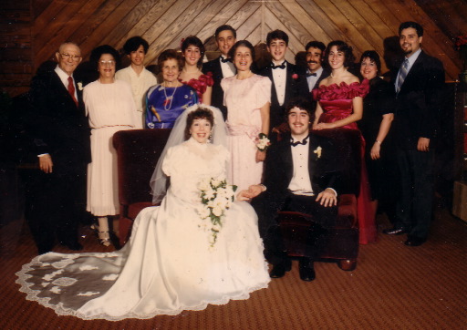 Josh and Val's wedding in '86